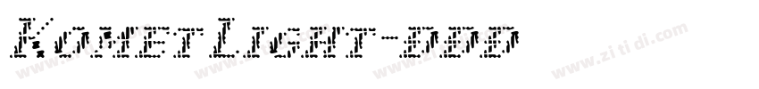 Komet Light字体转换 Komet Light字体转换